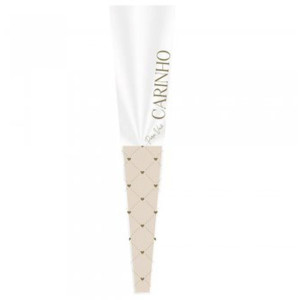 Botao Cone Essencia Perolizado 12x3x50cm