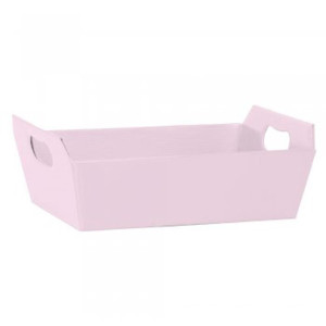 Cesta De Papel Rosa Quartz G 28,5x20x9cm