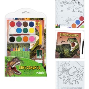 Livro Aquarela Dinossauros Minikit C/aquarela-127584-50563