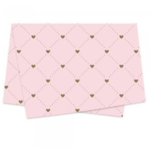 Poli Sujinho Decorado 49x69cm Heart Rosa Quartz