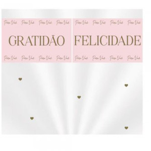 Saco Para Cesta 45x59cm Essencia Rosa Quartz