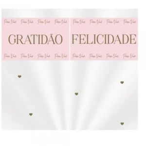 Saco Para Cesta 60x89cm Essencia Rosa Quartz
