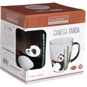 Copo De Vidro Caneca Panda 365ml-126195-14751