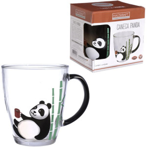 Copo De Vidro Caneca Panda 365ml-126195-85981