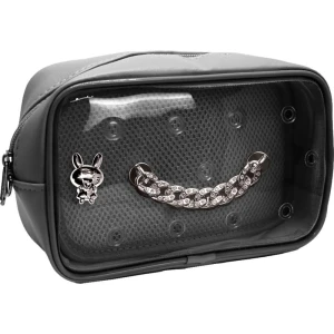 Estojo Box Itabag Com Pin+corrente Preto