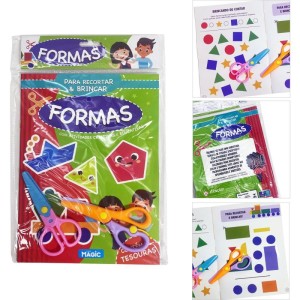Livro De Atividades P/criar E Brincar C/as Formas-127593-14240