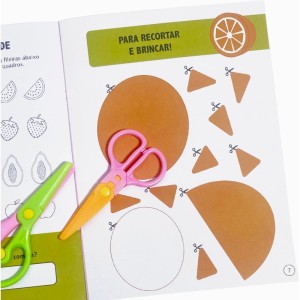 Livro De Atividades P/criar E Brincar C/as Frutas-127594-61476