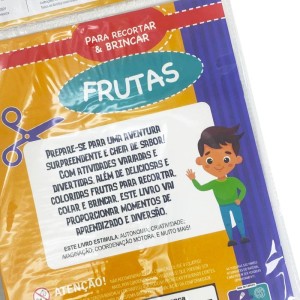 Livro De Atividades P/criar E Brincar C/as Frutas-127594-89973
