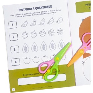 Livro De Atividades P/criar E Brincar C/as Frutas-127594-97990