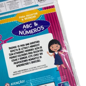 Livro De Atividades P/criar E Brincar C/as Letras-127596-38889