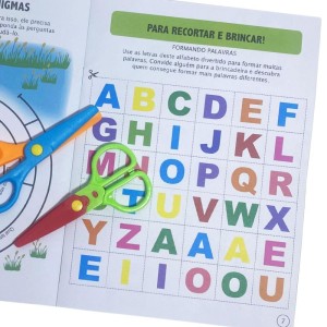 Livro De Atividades P/criar E Brincar C/as Letras-127596-90569