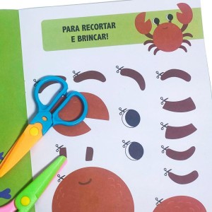 Livro De Atividades P/criar E Brincar C/os Animais-127595-38294