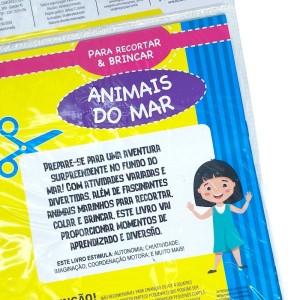 Livro De Atividades P/criar E Brincar C/os Animais-127595-84033