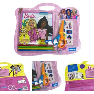 Livro De Colorir Barbie Recorte E Cole