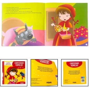 Livro Infantil Ilustrado Chapeuzinho Verm Contos Classi