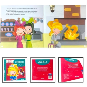 Livro Infantil Ilustrado Cinderela Contos Classicos