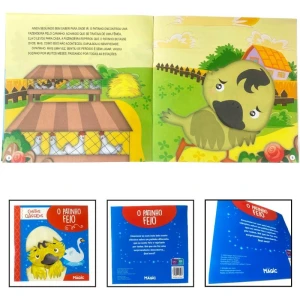Livro Infantil Ilustrado Patinho Feio Contos Classicos
