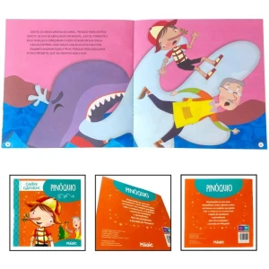 Livro Infantil Ilustrado Pinoquio Contos Classicos