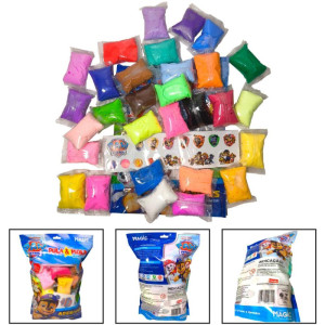 Massa Para Modelar Criativa P.canina 300g Cores Sort.c/adesivos