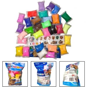 Massa Para Modelar Criativa P.canina 300g Cores Sort.c/adesivos