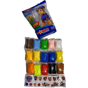 Massa Para Modelar Criativa P.canina Chase 150g 5cores C/adesivos-127606-91874