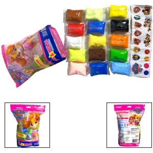 Massa Para Modelar Criativa P.canina Skye 150g 5cores C/adesivos