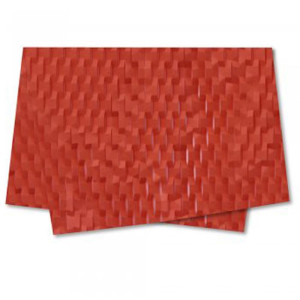 Papel Colmeia 50x50cm Vermelho