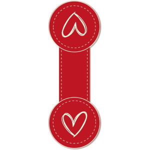 Etiqueta Adesiva Feito Com Amor 110mmx235mm