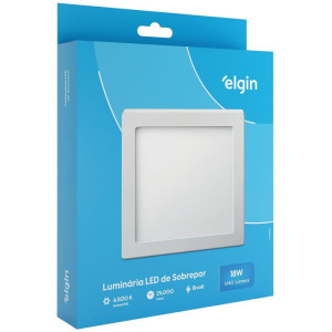 Luminaria Led Quadrada 18w Sobrepor 6500k-120171-39910