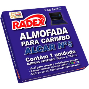 Almofada Carimbo N.5 Azul-128083-51588