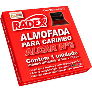 Almofada Carimbo N.5 Vermelha-128085-82007