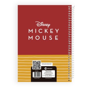 Caderno 01x1 Capa Dura Mickey E Minnie 80fls-125648-30737