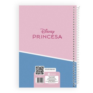 Caderno 01x1 Capa Dura Princesas 80fls-125647-35646