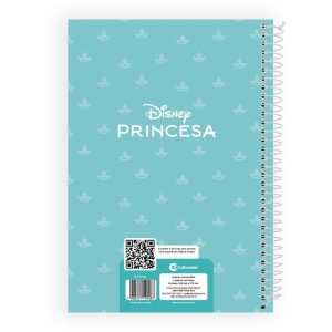 Caderno 01x1 Capa Dura Princesas 80fls-125647-56019