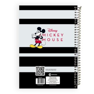 Caderno 10x1 Capa Dura Mickey E Minnie 160fls-125643-61933