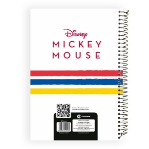 Caderno 10x1 Capa Dura Mickey E Minnie 160fls-125643-85398