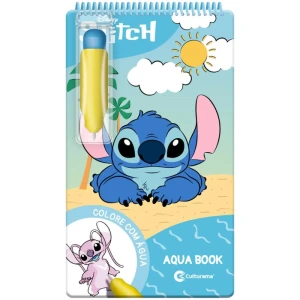 Livro Aquabook Stitch 24,5x10cm 10pgs