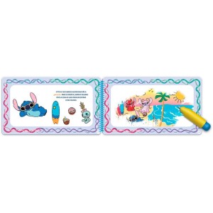 Livro Aquabook Stitch 24,5x10cm 10pgs-125636-94198