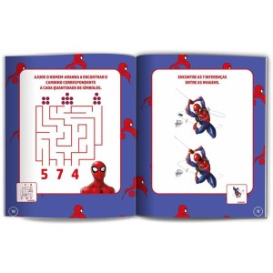 Livro Com Adesivos Homem Aranha 40p C/500adesivos-125638-57060