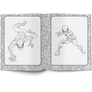 Livro Com Adesivos Homem Aranha 40p C/500adesivos-125638-71283
