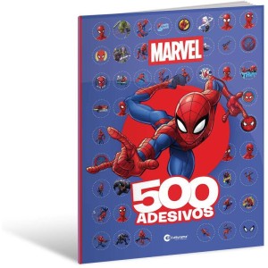 Livro Com Adesivos Homem Aranha 40p C/500adesivos-125638-82782