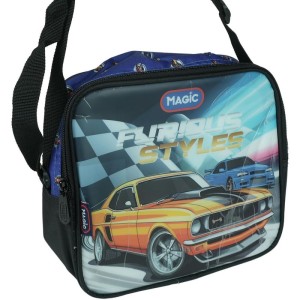 Mochila Infantil Com Rodinha Furiosos G Estojo+lancheira-127615-96500