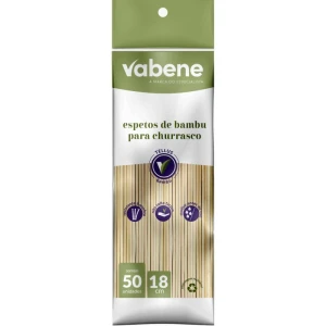 Espeto Madeira 18cm Bambu