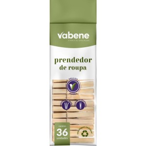 Prendedor De Roupa Bambu 7cm