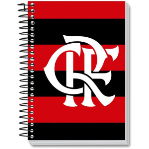 Caderno 10x1 Capa Dura Flamengo 160fls-128116-83453