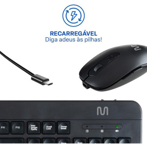 Kit Perifericos Tecl+mouse S/fio 1600dpi Silen-128124-58375