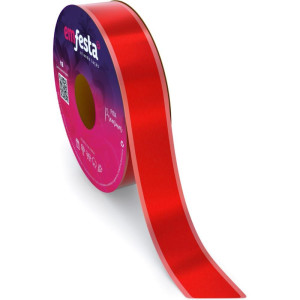 Fita Poli Lisa 30mmx100m Vermelho Intenso