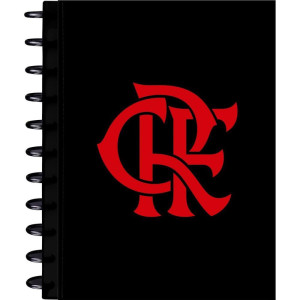 Caderno 01x1 Capa Dura Flamengo 1 Disco 80fls