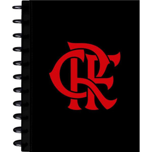 Caderno 10x1 Capa Dura Flamengo 2 Disco 160fls