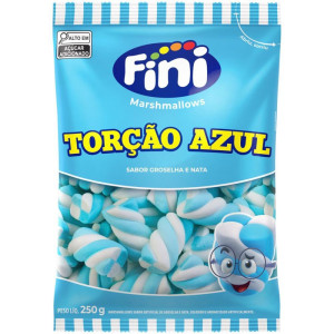 Doce Marshmallow Azul/branco 250g
